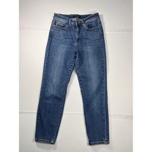 Judy Blue Cropped Slim Jeans Size 5/27 Blue Medium Wash High Rise